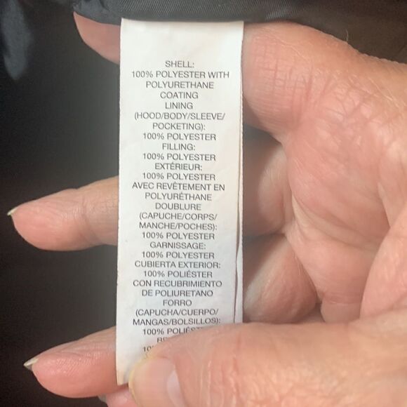 Children’s Place Winter Jacket Sz 10/12 Black - Picture 5 of 8